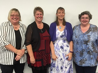 The Womens Team: Kate Terry, Judy Pawson, Jena &amp; Christine Gibbons